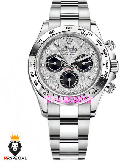 ساعت مردانه رولکس دیتونا اتوماتیک استیل صفحه سرامیک 01313 Rolex Cosmograph Daytona