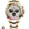ساعت مردانه رولکس دیتونا اتوماتیک طلایی صفحه سرامیک 01312 Rolex Cosmograph Daytona