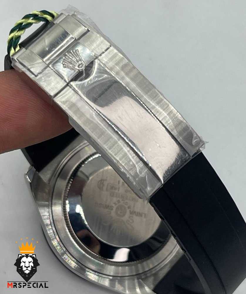 ساعت مردانه رولکس دیتونا اتوماتیک استیل بند رابر قاب سرامیک 01290 Rolex Cosmograph Daytona