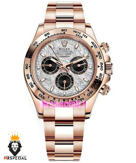 ساعت مردانه رولکس دیتونا اتوماتیک رزگلد صفحه سرامیک 01311 Rolex Cosmograph Daytona