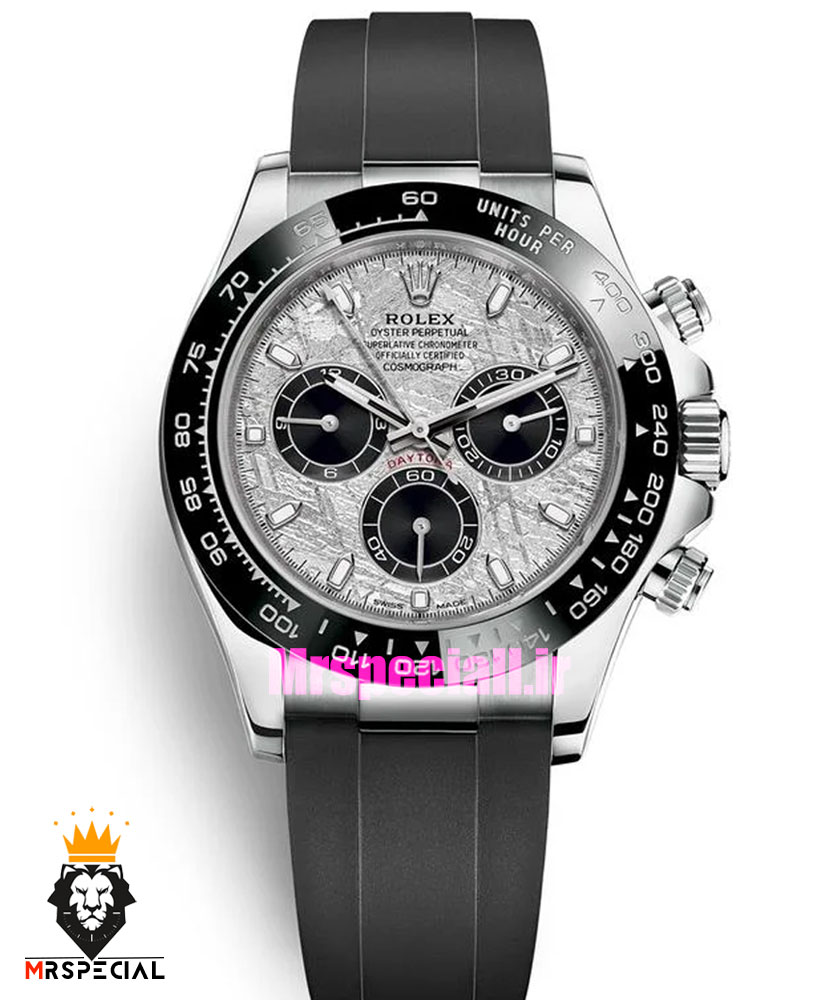 ساعت مردانه رولکس دیتونا اتوماتیک استیل بند رابر قاب سرامیک 01290 Rolex Cosmograph Daytona