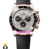 ساعت مردانه رولکس دیتونا اتوماتیک رزگلد بند رابر قاب سرامیک 01291 Rolex Cosmograph Daytona