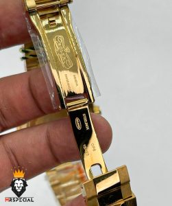 ساعت مردانه رولکس دیتونا اتوماتیک طلایی صفحه سرامیک 01312 Rolex Cosmograph Daytona