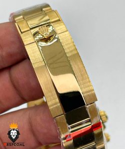 ساعت مردانه رولکس دیتونا اتوماتیک طلایی صفحه سرامیک 01312 Rolex Cosmograph Daytona