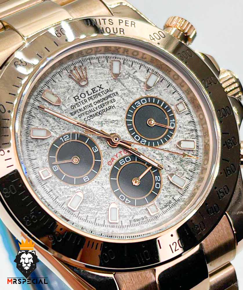 ساعت مردانه رولکس دیتونا اتوماتیک رزگلد صفحه سرامیک 01311 Rolex Cosmograph Daytona