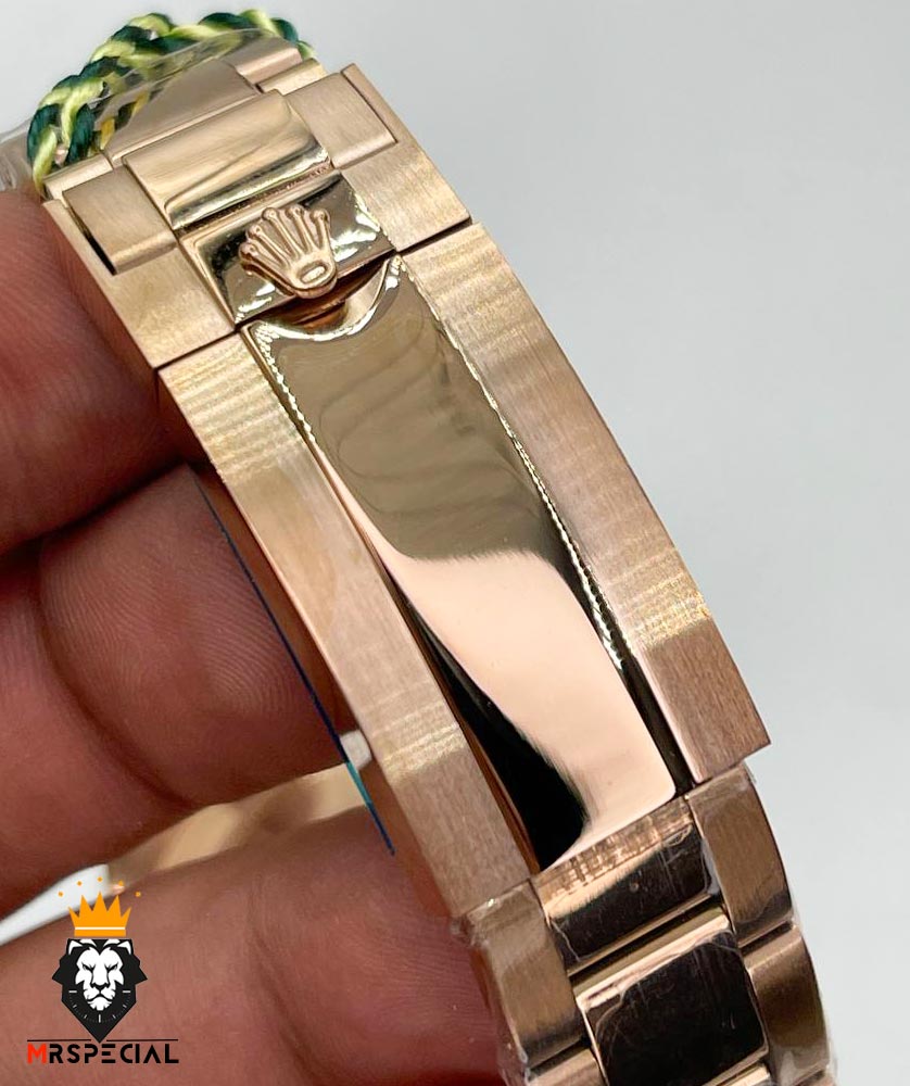 ساعت مردانه رولکس دیتونا اتوماتیک رزگلد صفحه سرامیک 01311 Rolex Cosmograph Daytona