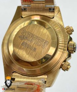 ساعت مردانه رولکس دیتونا اتوماتیک طلایی صفحه سرامیک 01312 Rolex Cosmograph Daytona