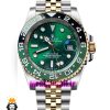 ساعت رولکس مدل جی ام تی مستر اتوماتیک دورنگ طلایی صفحه سبز 01195 Rolex GMT MASTER