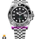 ساعت رولکس مردانه مدل جی ام تی مستر اتوماتیک استیل صفحه مشکی 01190 Rolex GMT MASTER