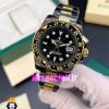 ساعت رولکس مردانه مدل جی ام تی مستر اتوماتیک مشکی طلایی صفحه مشکی 021008 Rolex GMT-Master II