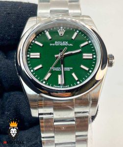 ساعت مچی مردانه رولکس پرپچوال اتوماتیک صفحه سبز رپلیکا 01207 Rolex Oyster Perpetual Replica