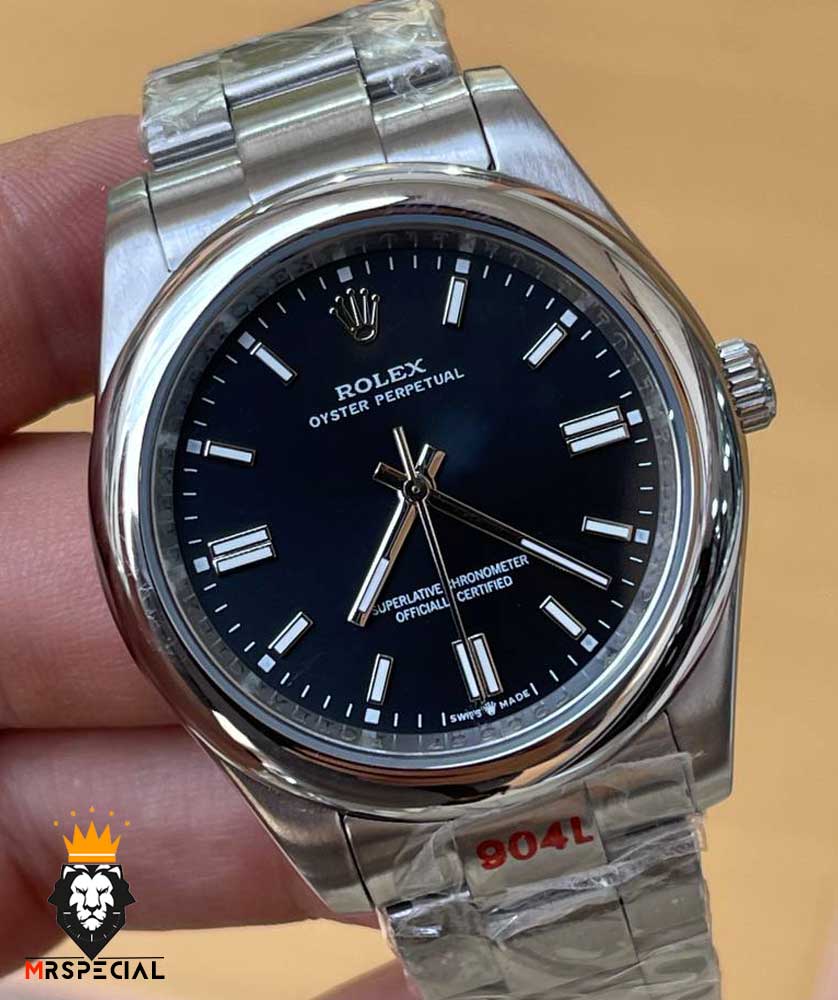 ساعت ست مردانه و زنانه رولکس پرپچوال اتوماتیک صفحه مشکی 01466 Rolex Oyster Perpetual