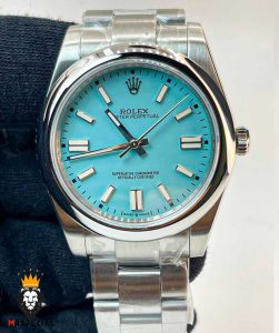 ساعت مچی مردانه رولکس پرپچوال اتوماتیک صفحه تیفانی رپلیکا 01206 Rolex Oyster Perpetual Replica