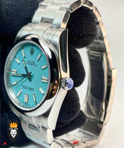 ساعت مچی مردانه رولکس پرپچوال اتوماتیک صفحه تیفانی رپلیکا 01206 Rolex Oyster Perpetual Replica