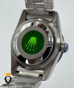 ساعت زنانه رولکس پرپچوال اتوماتیک استیل صفحه صورتی سایز مدیوم 01308 Rolex Oyster Perpetual