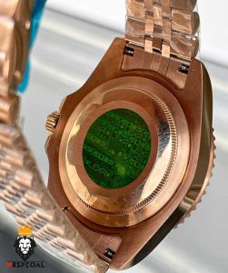 ساعت ست رولکس مردانه و زنانه ساب مارینر رزگلد صفحه سبز 01082 Rolex Sub mariner
