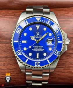 ساعت مچی مردانه رولکس ساب مارینر استیل صفحه ابی 6625 Rolex Sub mariner