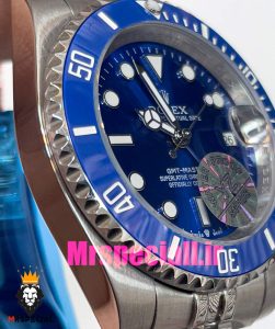 ساعت رولکس مردانه مدل ساب مارینر اتوماتیک استیل صفحه ابی 020907 ROLEX SUBMARINER 