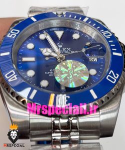 ساعت رولکس مردانه مدل ساب مارینر اتوماتیک استیل صفحه ابی 020907 ROLEX SUBMARINER 