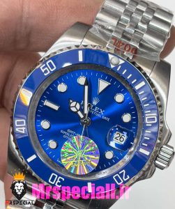 ساعت رولکس مردانه مدل ساب مارینر اتوماتیک استیل صفحه ابی 020907 ROLEX SUBMARINER 