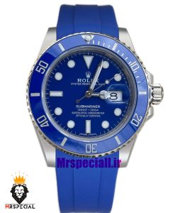 ساعت رولکس مردانه مدل ساب مارینر کوارتز بند رابر صفحه ابی 021469 Rolex Submariner