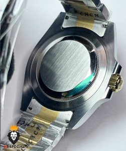 ساعت مردانه رولکس ساب مارینر اتوماتیک دورنگ طلایی صفحه ابی 01219 Rolex SUB MARINER