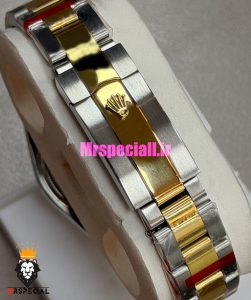 ساعت رولکس زنانه ویمبلدون اتوماتیک دورنگ طلایی صفحه طوسی 021073 ROLEX DATEJUST WIMBELDON
