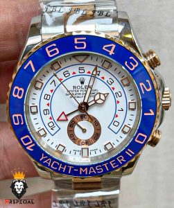 ساعت رولکس یاخ مستر اتوماتیک دو رنگ رزگلد صفحه سفید 01037 ROLEX Yacht-Master II