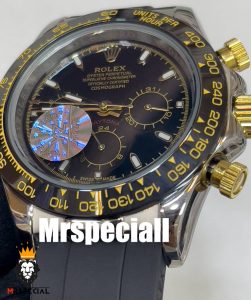 ساعت مچی مردانه رولکس دیتونا رابر کرنوگراف 020620 ROLEX DAYTONA