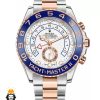 ساعت رولکس یاخ مستر اتوماتیک دو رنگ رزگلد صفحه سفید 01037 ROLEX Yacht-Master II