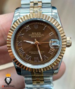 ساعت مچی زنانه رولکس دیت جاست اتوماتیک 01895 ROLEX DATEJUST 