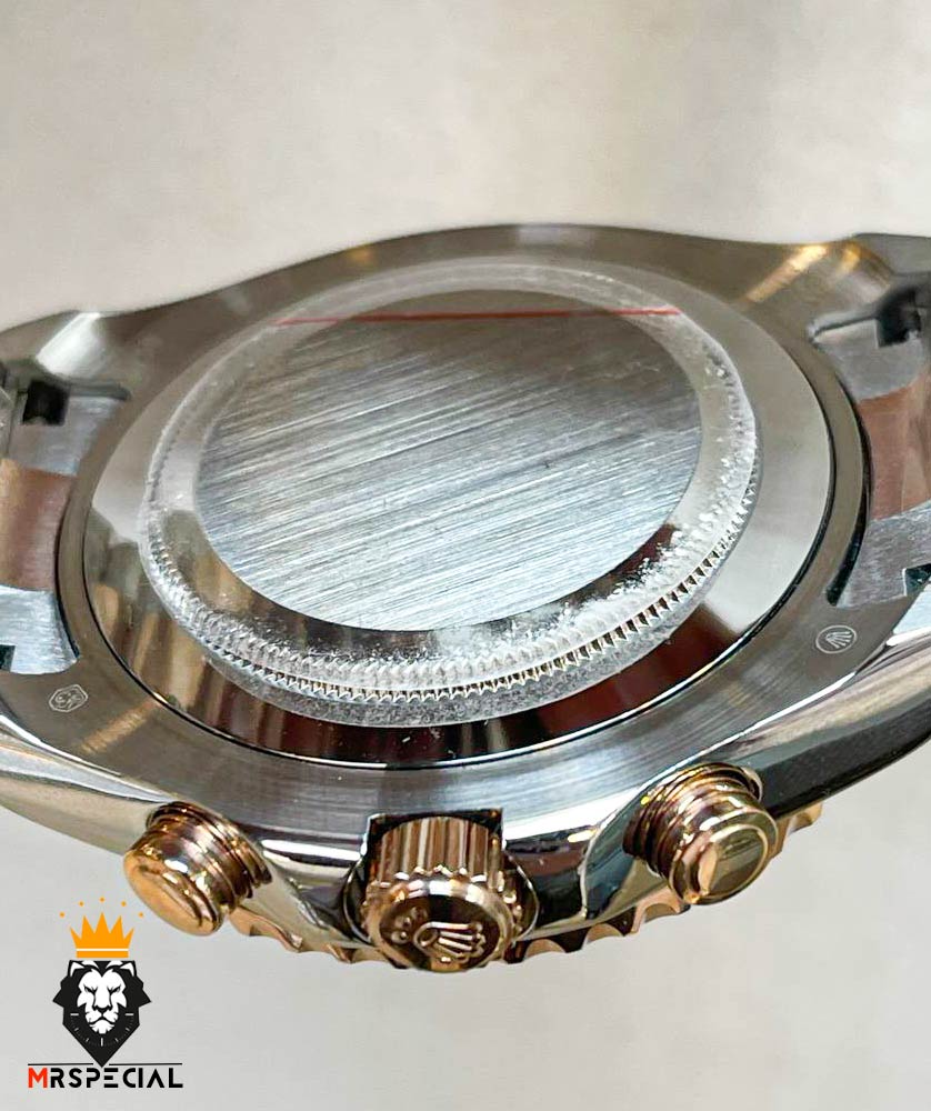 ساعت رولکس یاخ مستر اتوماتیک دو رنگ رزگلد صفحه سفید 01037 ROLEX Yacht-Master II