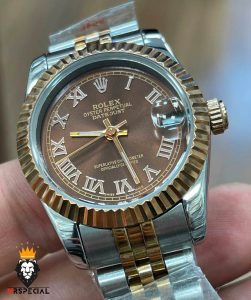 ساعت مچی زنانه رولکس دیت جاست اتوماتیک 01895 ROLEX DATEJUST 