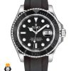 ساعت رولکس مردانه یاخ مستر اتوماتیک بند رابر کیفیت مستر 020310 ROLEX YACHT MASTER