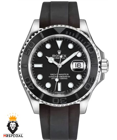 ساعت رولکس مردانه یاخ مستر اتوماتیک بند رابر کیفیت مستر 020310 ROLEX YACHT MASTER