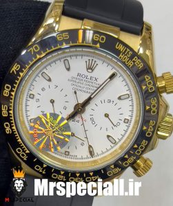 ساعت مچی مردانه رولکس دیتونا رابر کرنوگراف 020621 ROLEX DAYTONA