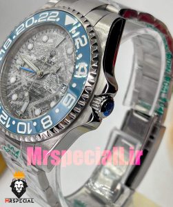 ساعت رولکس مردانه مدل جی ام تی مستر کوارتز استیل صفحه سرامیک 020837 ROLEX GMT MASTER 
