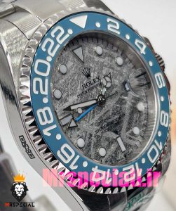 ساعت رولکس مردانه مدل جی ام تی مستر کوارتز استیل صفحه سرامیک 020837 ROLEX GMT MASTER 