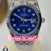 ساعت مردانه رولکس دیت جاست کوارتز استیل صفحه ابی 020835 ROLEX DATEJUST
