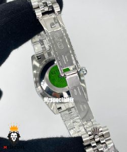 ساعت ست رولکس مردانه و زنانه دیت جاست باتری استیل صفحه سبز 01046 ROLEX DATEJUST