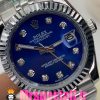 ساعت مردانه رولکس دیت جاست کوارتز استیل صفحه ابی 020835 ROLEX DATEJUST