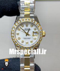 ساعت زنانه رولکس دیت جاست اتوماتیک 020606 ROLEX DATEJUST Diamond