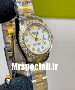 ساعت زنانه رولکس دیت جاست اتوماتیک 020606 ROLEX DATEJUST Diamond