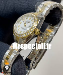 ساعت زنانه رولکس دیت جاست اتوماتیک 020606 ROLEX DATEJUST Diamond