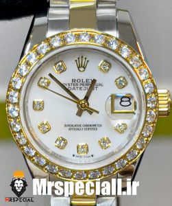 ساعت زنانه رولکس دیت جاست اتوماتیک 020606 ROLEX DATEJUST Diamond