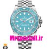 ساعت رولکس مردانه مدل جی ام تی مستر کوارتز استیل صفحه تیفانی 020839 ROLEX GMT MASTER