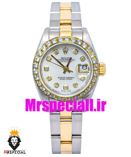 ساعت زنانه رولکس دیت جاست اتوماتیک 020606 ROLEX DATEJUST Diamond