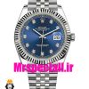 ساعت مردانه رولکس دیت جاست کوارتز استیل صفحه ابی 020835 ROLEX DATEJUST