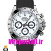 ساعت مچی مردانه رولکس دیتونا بند رابر اتوماتیک صفحه سفید 01406 ROLEX DAYTONA