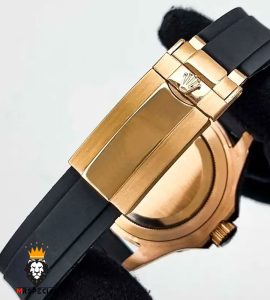 ساعت مردانه رولکس یاخ مستر اتوماتیک رزگلد بند رابر 020309 ROLEX YACHT MASTER